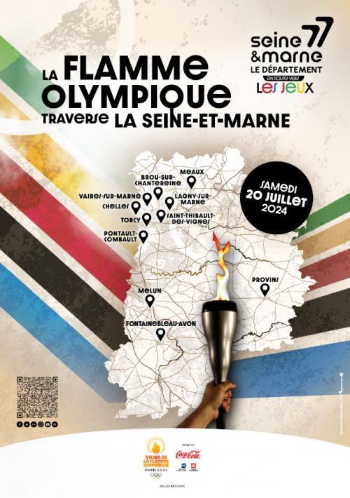 La flamme olympique traversera la Seine-et-Marne en 2024